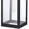 Vaxcel Kinzie 1 Light Dusk to Dawn Black Outdoor Wall Lantern Clear Glass T0567 - alternate 7